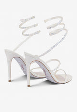 Cleo 105 Crystal-Embellished Wraparound Sandals