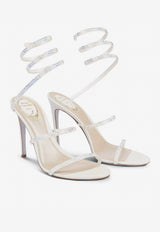 Cleo 105 Crystal-Embellished Wraparound Sandals